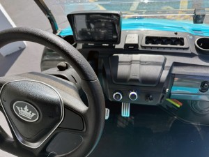 Sky Blue Evolution Maverick Interior